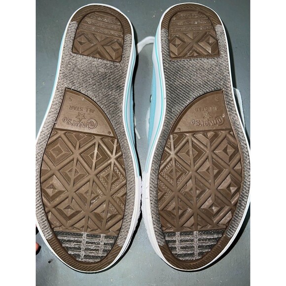 Converse Chuck Taylor All Star Blue Double Tongue Womens Size 5 - Picture 7 of 7